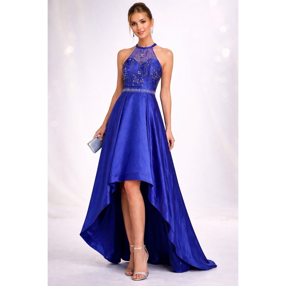 Bee Darlins Sequin Maxi Gown  11/12 Prom Party Cocktail Wedding Event Dress